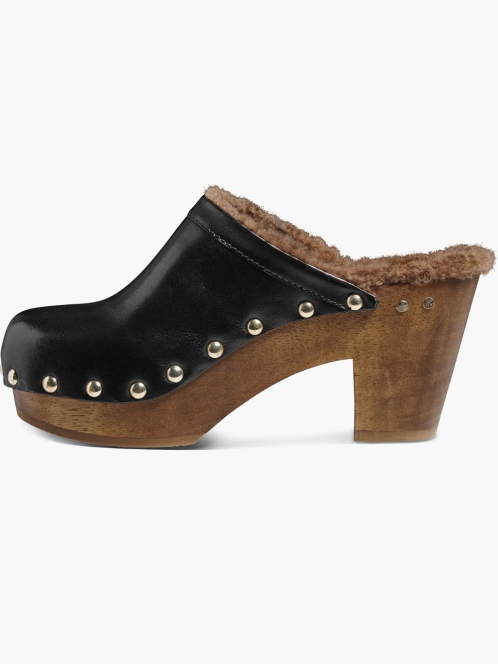 NWOT Beek Woodpecker Genuine Shearling Clog